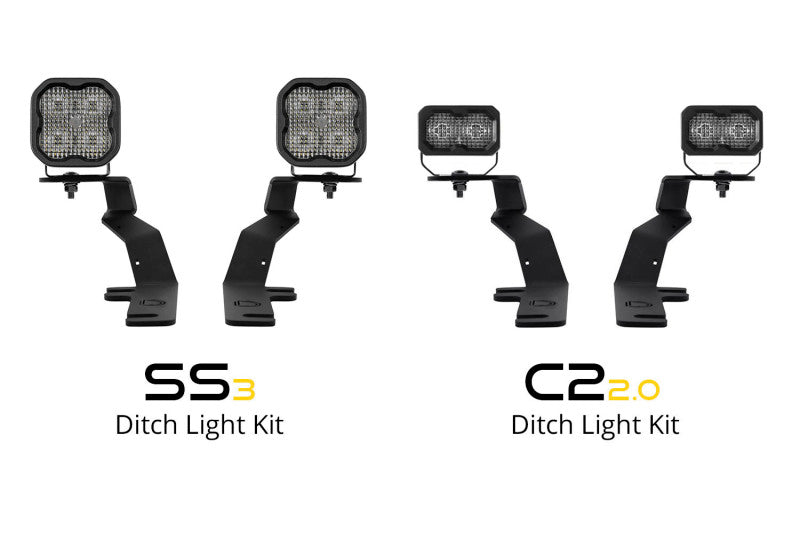 Diode Dynamics 17-22 Ford Super Duty Stage Series Backlit Ditch Light Kit
