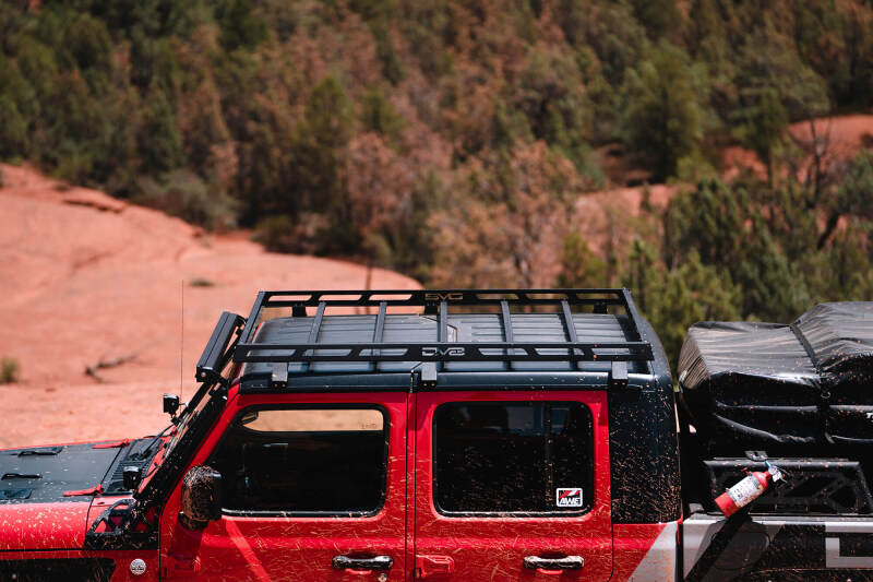 DV8 Offroad 07-18 Jeep Wrangler JK 4 DR / JL 2 DR & JT / 18+ Gladiator Roof Rack
