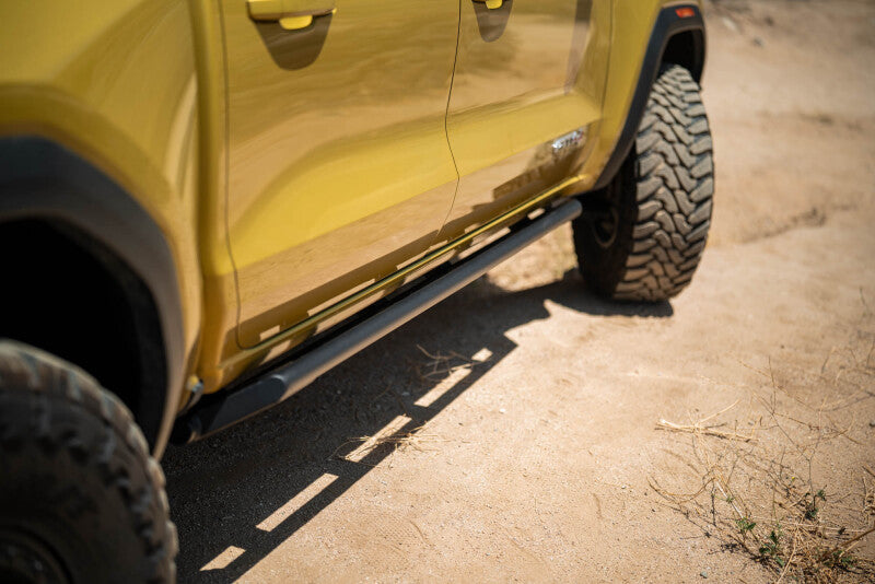 DV8 Offroad 23-25 Chevy Colorado & GMC Canyon Rock Sliders - Micro Texture Black