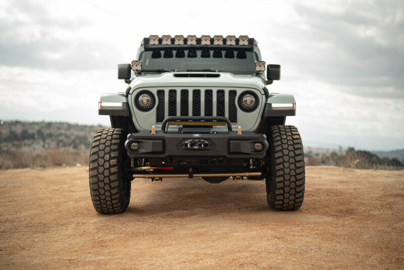 DV8 Offroad 18+ Jeep Wrangler JL / 20+ Jeep Gladiator JT OE Plus Front Bumper