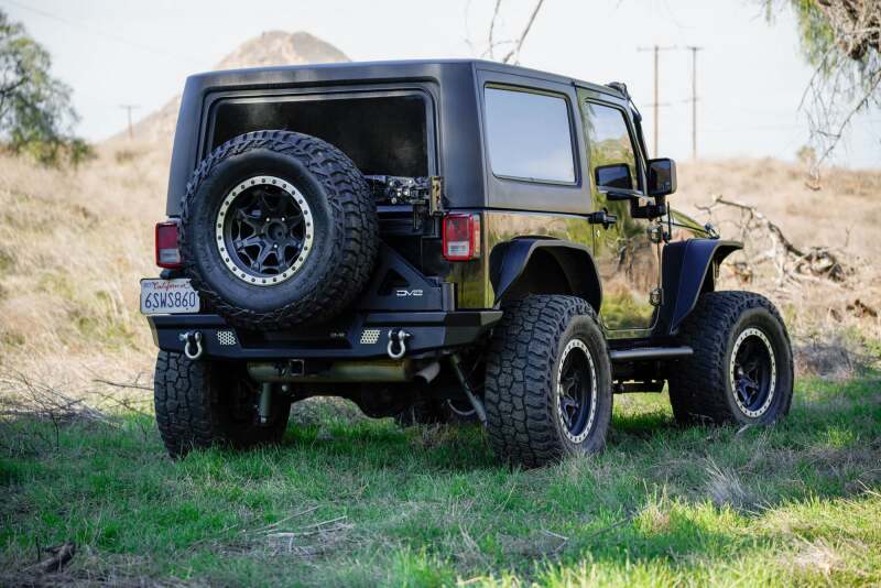 DV8 Offroad 07-18 Jeep Wrangler (JK) Tire Carrier for MTO Bumper