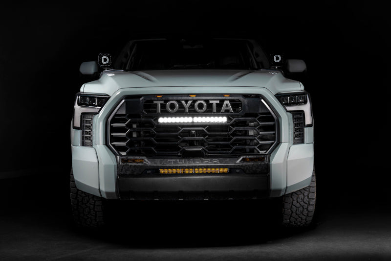 Diode Dynamics 2022-2026 Toyota Tundra Pro Grille SS20 Pro LED Kit Yellow Combo 3000K