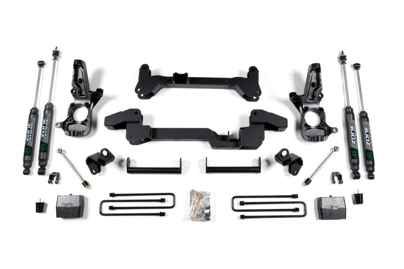 Zone Offroad 01-10 GM C2500 HD 6in Suspension Lift - Fox