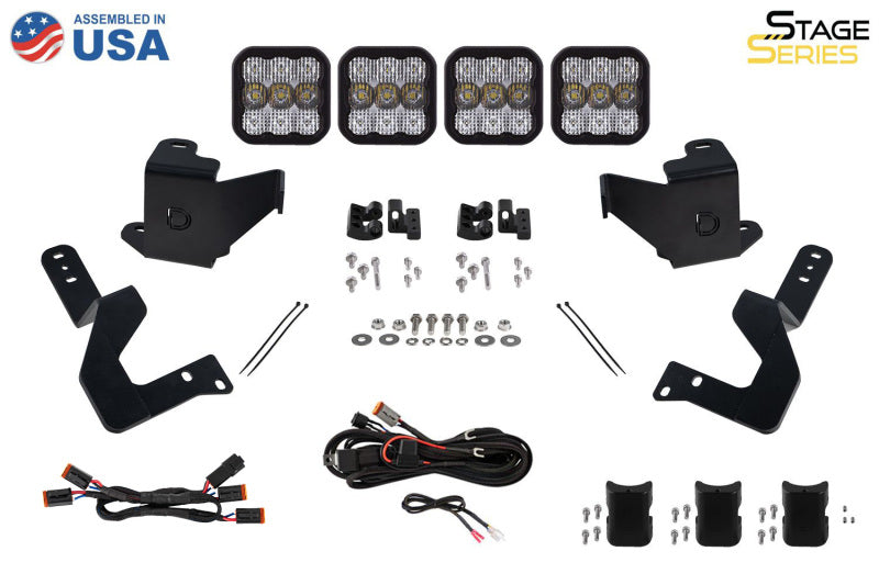 Diode Dynamics 2022 Toyota Tundra SS5 Grille CrossLink Bracket Kit