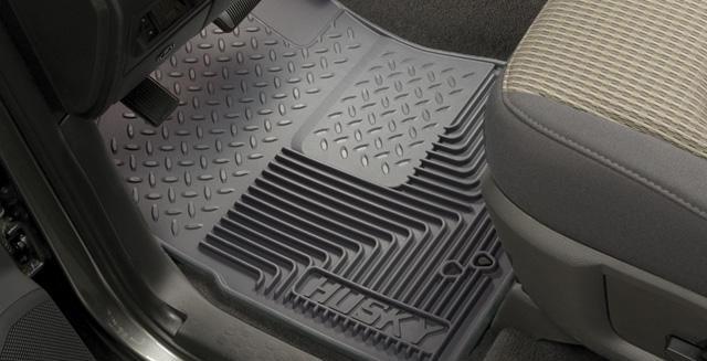 Husky Liners 94-01 Dodge Ram 1500/2500/3500/80-96 Ford Bronco Heavy Duty Black Front Floor Mats