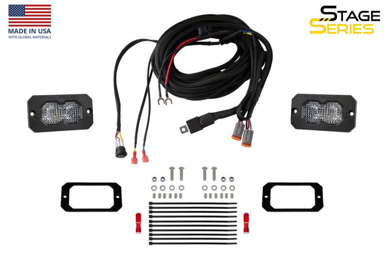 Diode Dynamics Stage Series Flush Mount Reverse Light Kit C1 Pro