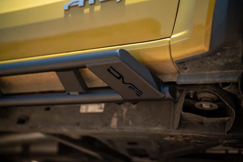 DV8 Offroad 23-25 Chevy Colorado & GMC Canyon Rock Sliders - Micro Texture Black