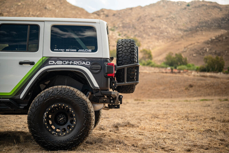 DV8 Offroad 18-25 Jeep Wrangler JL Body Mounted Tire Carrier