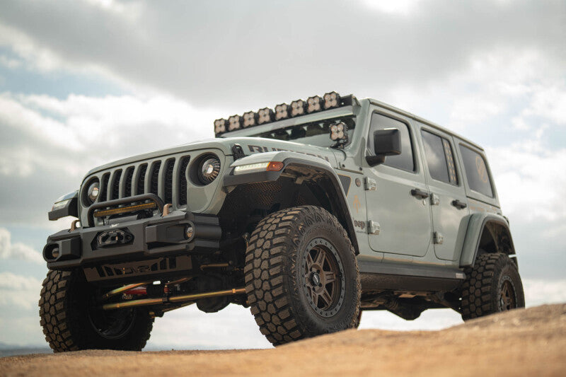 DV8 Offroad 18+ Jeep Wrangler JL / 20+ Jeep Gladiator JT OE Plus Front Bumper