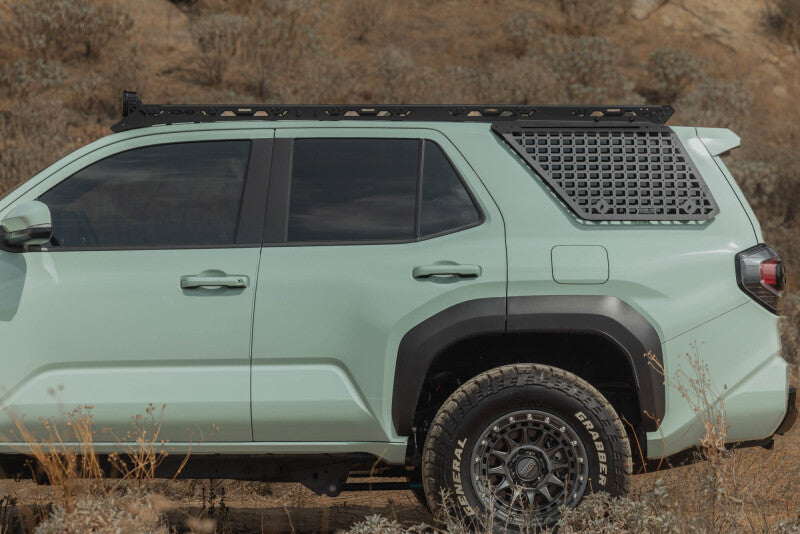 DV8 Offroad 25-26 Toyota 4Runner Exterior Window Molle for DV8 Offroad Roof Rack - Driver