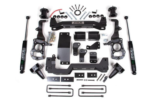 Zone Offroad 21-23 Ford F150 6in Front 4in Rear Suspension Lift System - Fox Shocks