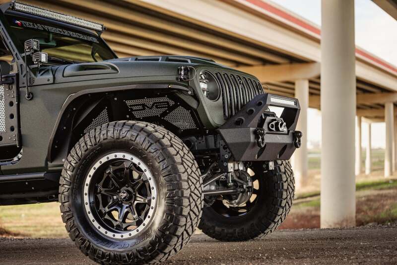 DV8 Offroad 2018+ Jeep Wrangler JL Front Inner Fenders - Black