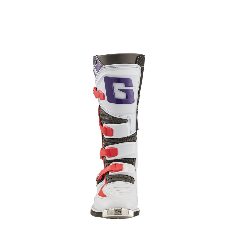 Gaerne GXJ Boot White/Red/Purple Size Youth - 3