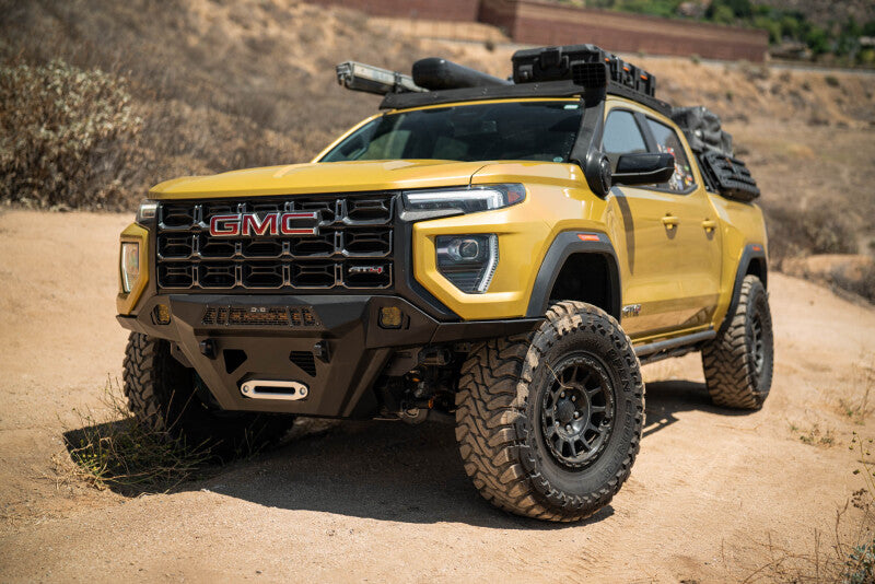 DV8 Offroad 23-25 Chevy Colorado & GMC Canyon Rock Sliders - Micro Texture Black