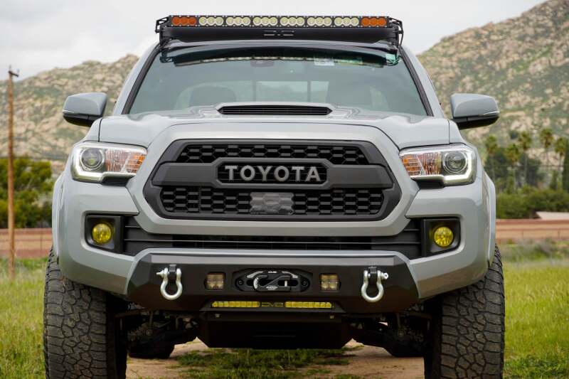 DV8 Offroad 16-23 Toyota Tacoma Center Mount Winch Front Bumper