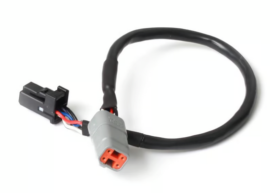 Haltech Elite CAN Cable DTM-4 to 8 pin Black Tyco 300mm
