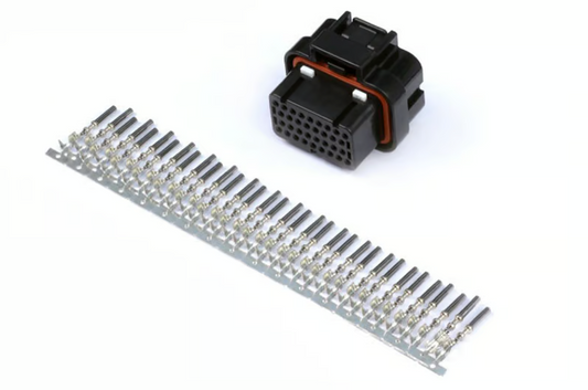 Plug and Pins Only - AMP 34 Pin 4 Row 3 Keyway Superseal Connector