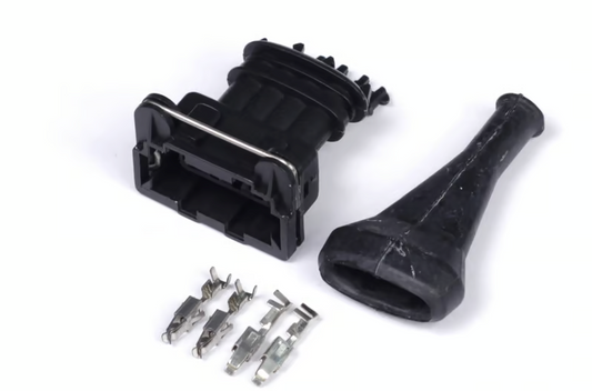 Plug and Pins Only - Bosch 4 Pin Junior Timer Female Connector