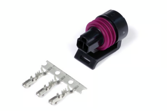 Plug and Pins Only - Delphi 3 Pin Pressure Sensor Connector