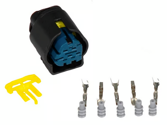 Plug and Pins Only - Suits Bosch 145psi Fluid Pressure and Temperature Sensor