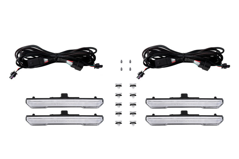 Diode Dynamics 2024 GMC Sierra/Canyon LED Sequential Sidemarkers - Clear