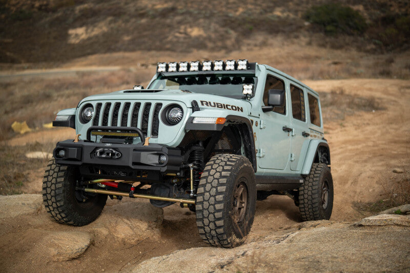 DV8 Offroad 18+ Jeep Wrangler JL / 20+ Jeep Gladiator JT OE Plus Front Bumper