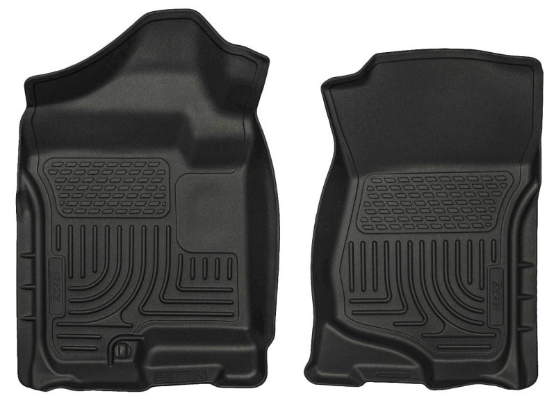 Husky Liners 07-14 Cadillac Escalade ESV/EXT Weatherbeater Black Front Floor Liners