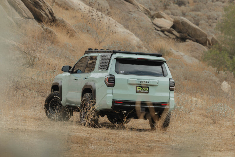 DV8 Offroad 25-26 Toyota 4Runner Exterior Window Molle for DV8 Offroad Roof Rack - Driver