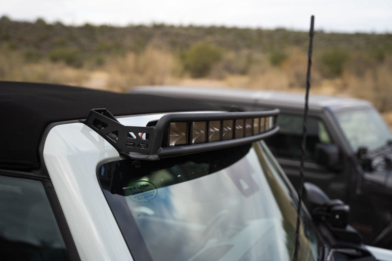 DV8 Offroad 21+ Ford Bronco Curved Light Bracket for 12 3in. Pod Lights