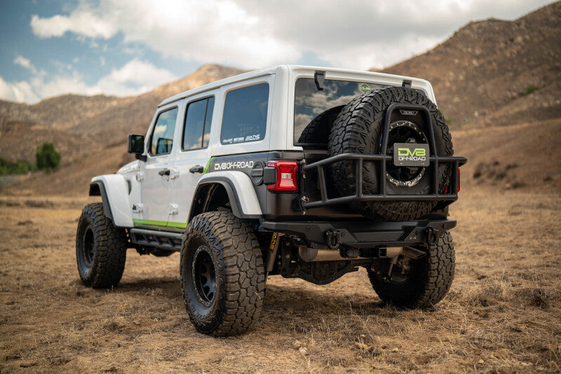 DV8 Offroad 18-25 Jeep Wrangler JL Body Mounted Tire Carrier