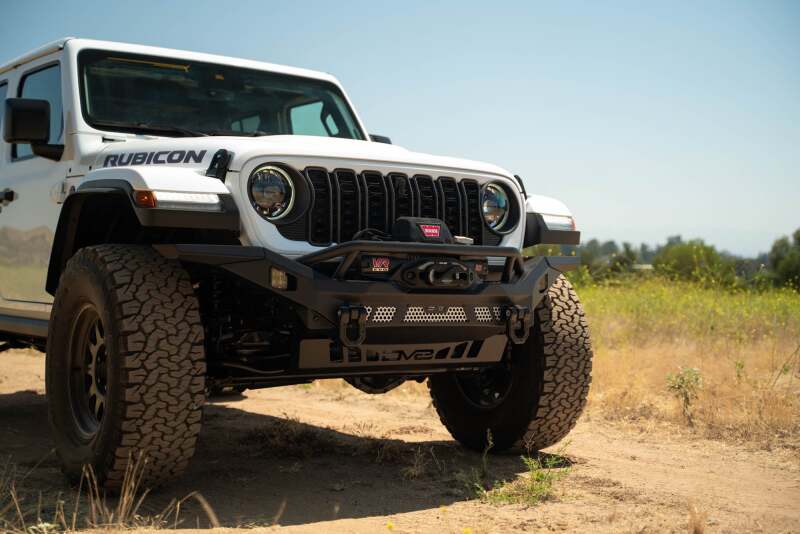 DV8 Offroad 07-18 Jeep Wrangler JK / 18-23 Wrangler JL / 20-23 Gladiator JT MTO Series Front Bumper