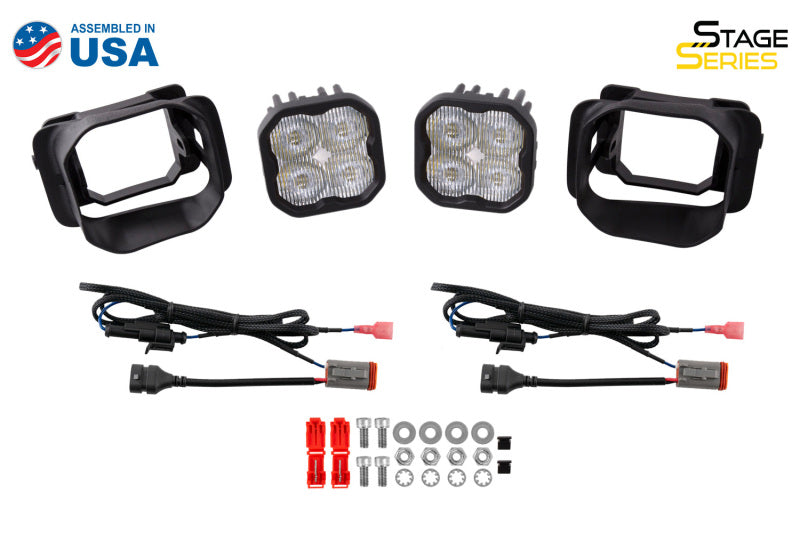 Diode Dynamics SS3 Max Type F2 Kit ABL - Yellow SAE Fog