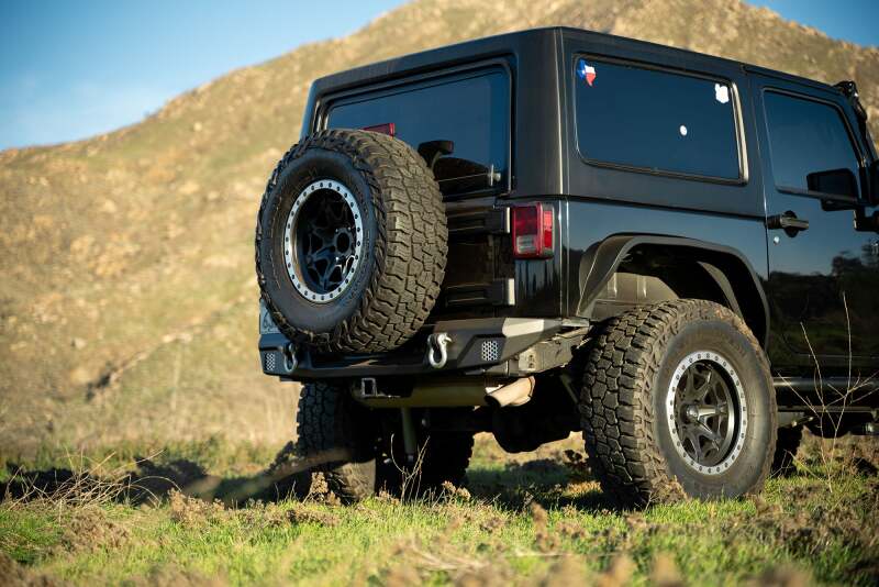 DV8 Offroad 07-18 Jeep Wrangler JK Mid-Width Rear Bumper