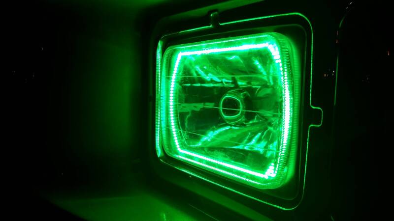Oracle Pre-Installed Lights 7x6 IN. Sealed Beam - Red Halo