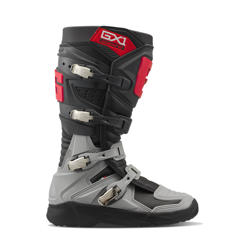 Gaerne GX1 EVO Boot Anthracite/Grey/Red Size - 12