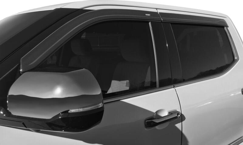 Husky Liners 16-23 Toyota Tacoma DC In-Channel Mount Ventvisor Low Profile (4pc) - Smoke