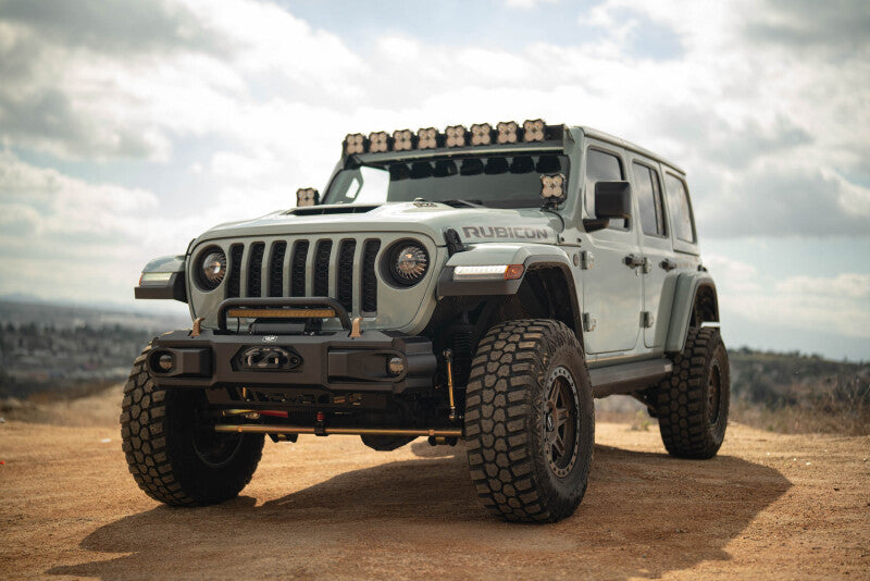 DV8 Offroad 18+ Jeep Wrangler JL / 20+ Jeep Gladiator JT OE Plus Front Bumper