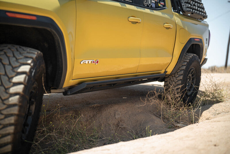 DV8 Offroad 23-25 Chevy Colorado & GMC Canyon Rock Sliders - Micro Texture Black