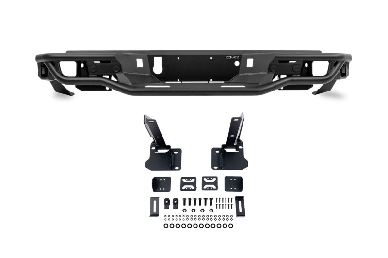 DV8 Offroad 23-26 Chevrolet Colorado/GMC Canyon Tube Rear Bumper - Micro Texture Black Powder Coat