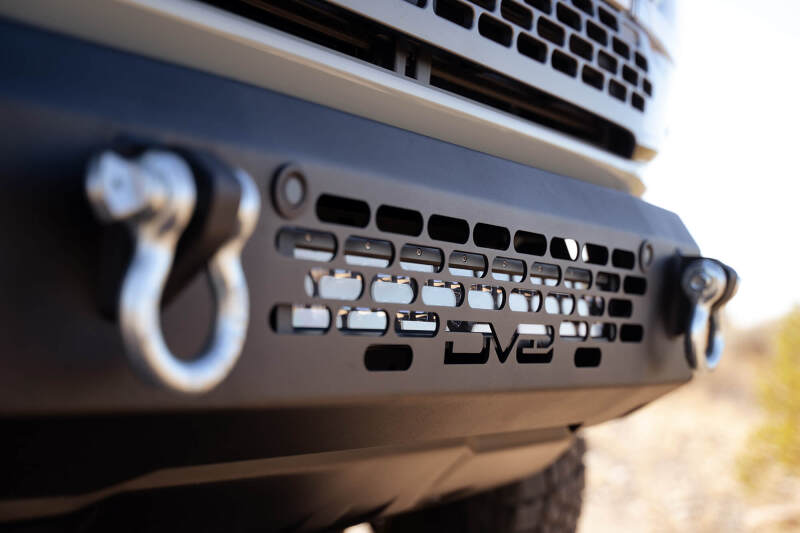 DV8 Offroad 2021+ Ford Bronco Bumper- Accommodates 20in Dual Row Light Bar & (4) 3in Pod Light Mount