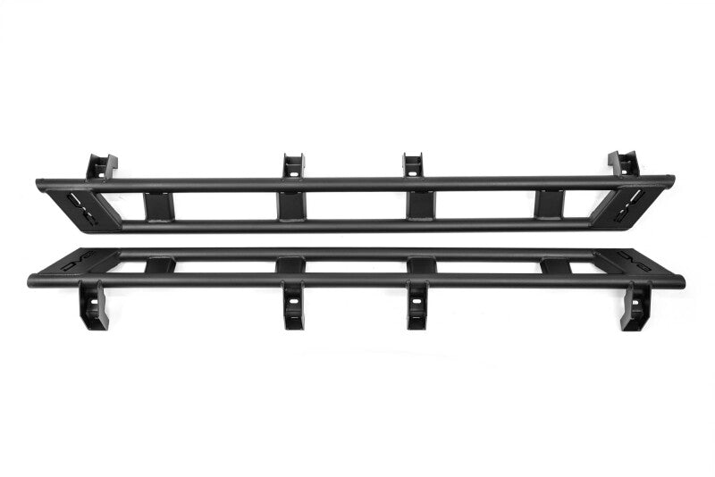 DV8 Offroad 23-25 Chevy Colorado & GMC Canyon Rock Sliders - Micro Texture Black