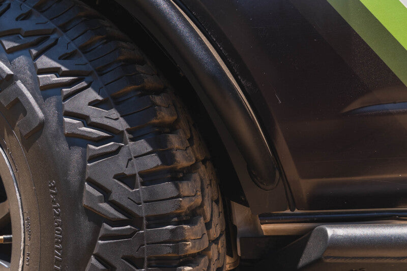 DV8 Offroad 21-25 Ford Bronco Rear Aluminum Inner Fenders - Black