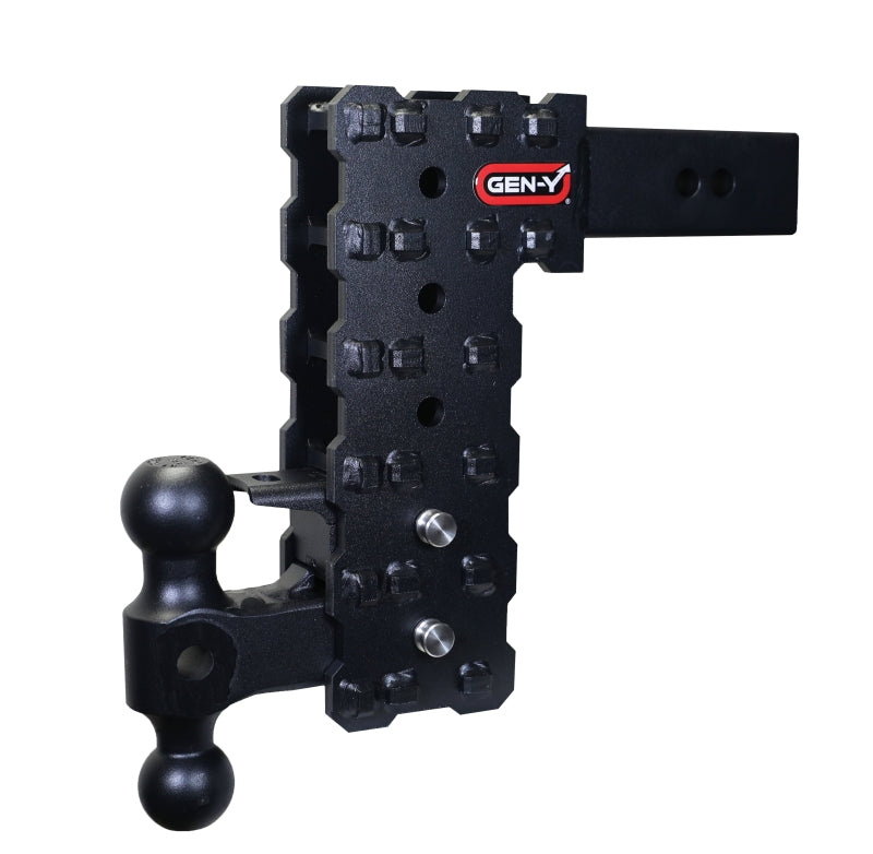 Gen-Y Phantom-X 2.5in Solid Shank 10in Drop 1.6K TW 16K Hitch w/GH-051 & GH-032 (No Flat Towing)