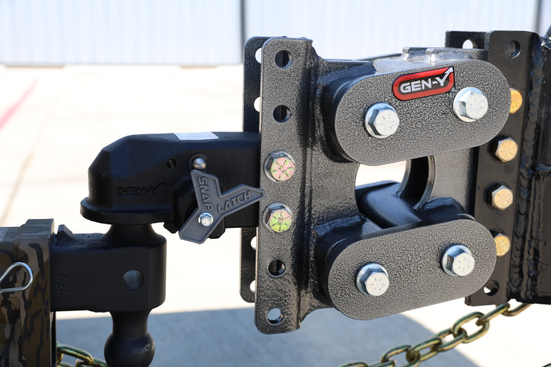 Gen-Y Contractor Torsion-Flex Channel Mount Trailer Coupler (1K-1.7K TW 16K Towing)
