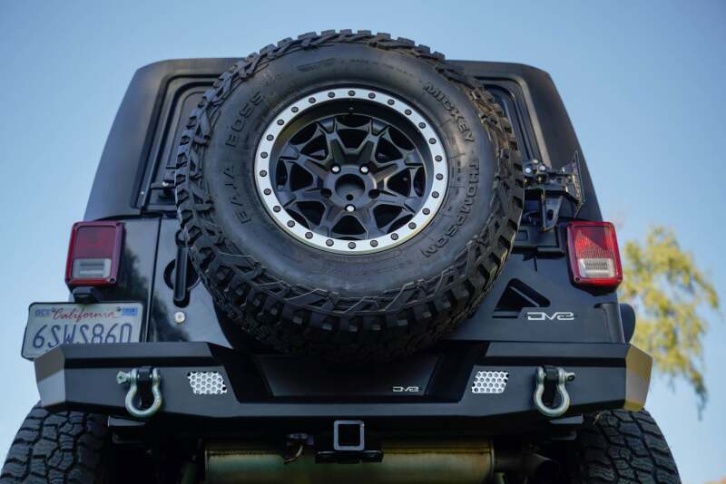 DV8 Offroad 07-18 Jeep Wrangler (JK) Tire Carrier for MTO Bumper