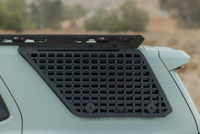 DV8 Offroad 25-26 Toyota 4Runner Exterior Window Molle for DV8 Offroad Roof Rack - Driver