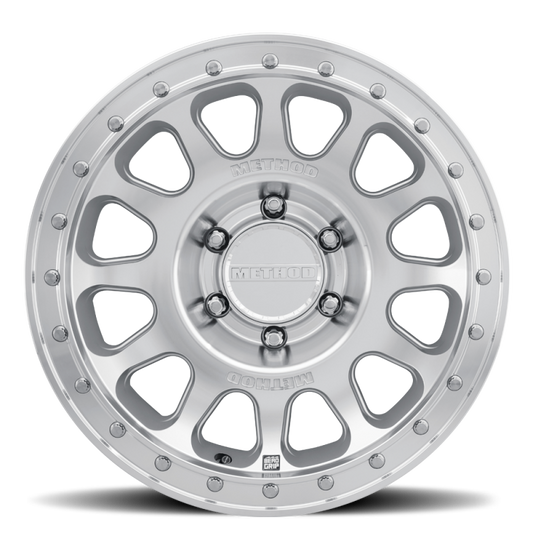 Method MR709 HD Bead Grip 18x9in / ET12 / 5x150 BP / 110.50mm Bore - Machined Clear Coat Wheel