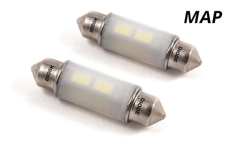 Diode Dynamics 39mm SMF2 LED Bulb - Green (Pair)
