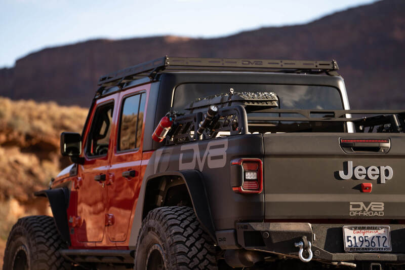 DV8 Offroad 07-18 Jeep Wrangler JK 4 DR / JL 2 DR & JT / 18+ Gladiator Roof Rack
