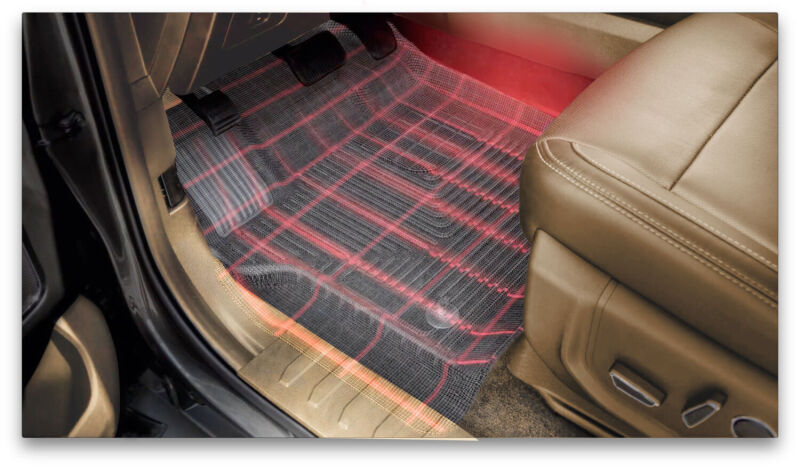 Husky Liners 2016 Toyota Tacoma w/ Auto Trans WeatherBeater Front Black Floor Liners